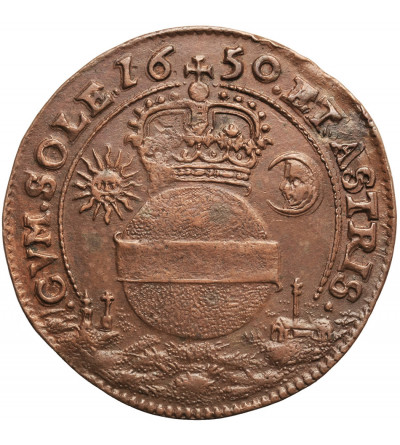 Spanish Netherlands, Phillip IV 1621-1665. Jeton  (Rekenpenning) 1650, Brussels, Arrival of Queen Marie-Anne of Austria in Spain