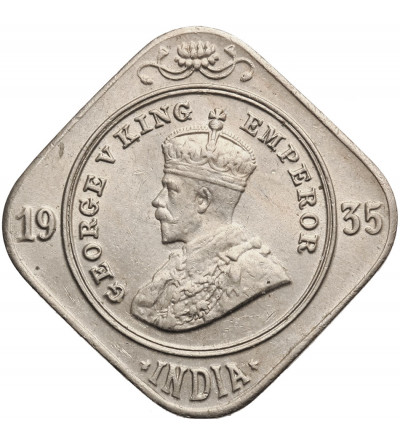 India British. 2 Annas 1935 (b), Bombay, George V