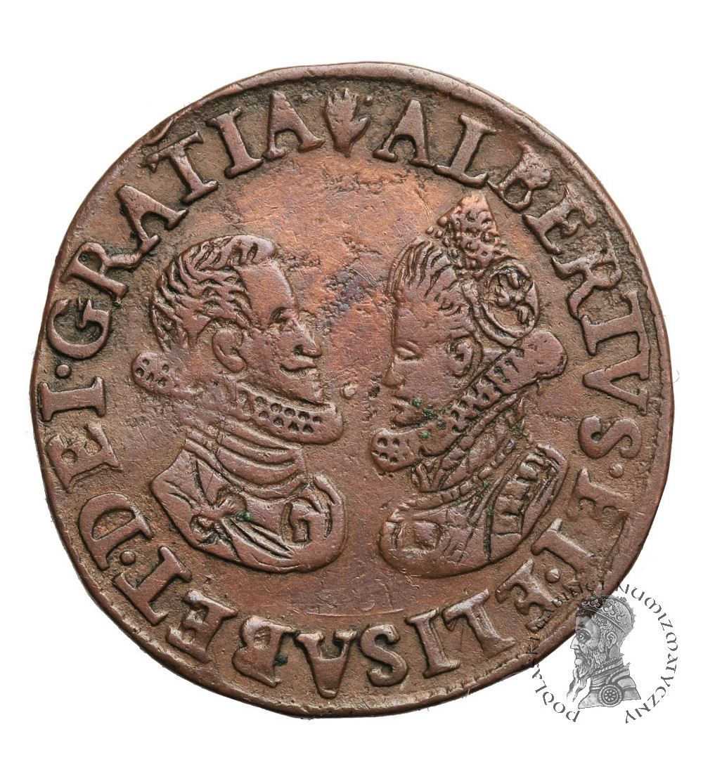 Spanish Netherlands (Albert and Isabela 1598-1621), Antvers. Jeton (Rekenpenning) 1607, Peace proposals in 's-Gravenhage
