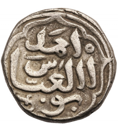 Indie - Sułtanat Delhi, Muhammad Bin Tughluq AH 725-752 / 1325-1351 AD. Tanka bez daty, w imieniu Al Hakim II