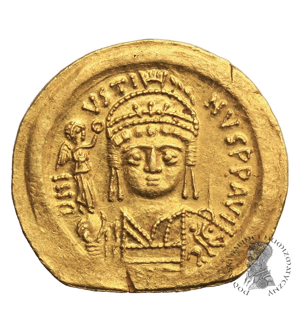Bizancjum. Justyn II 565-578 AD. Solid 567/578 AD, 3 oficyna, mennica Konstantynopol