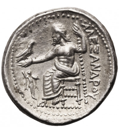 Grecja. Macedonia, Aleksander III Wielki 336-323 r. p.n.e. AR Tetradrachama ok. 323-320 r. p.n.e., Amphipolis