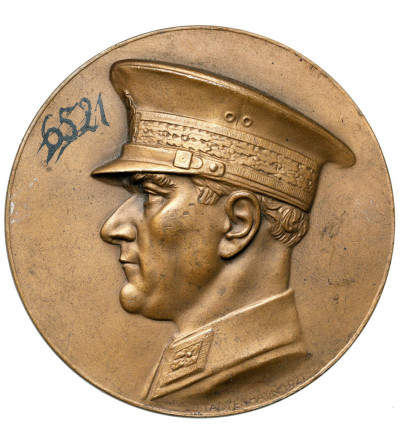 Turcja. Mustafa Kemal Atatürk. Br medal 1927, J. Tautenhayna, odsłonięcie pomnika zwycięstwa w Ankarze na placu Ulus