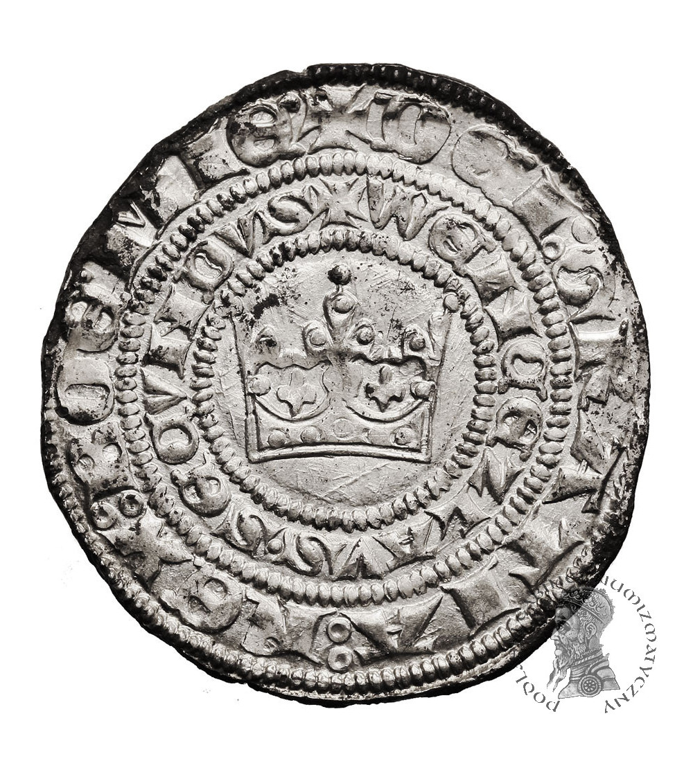Bohemia / Poland. Wenceslaus II 1278-(1300–1305). AR Prague Groschen no date, Kutná Hora (Kuttenberg)