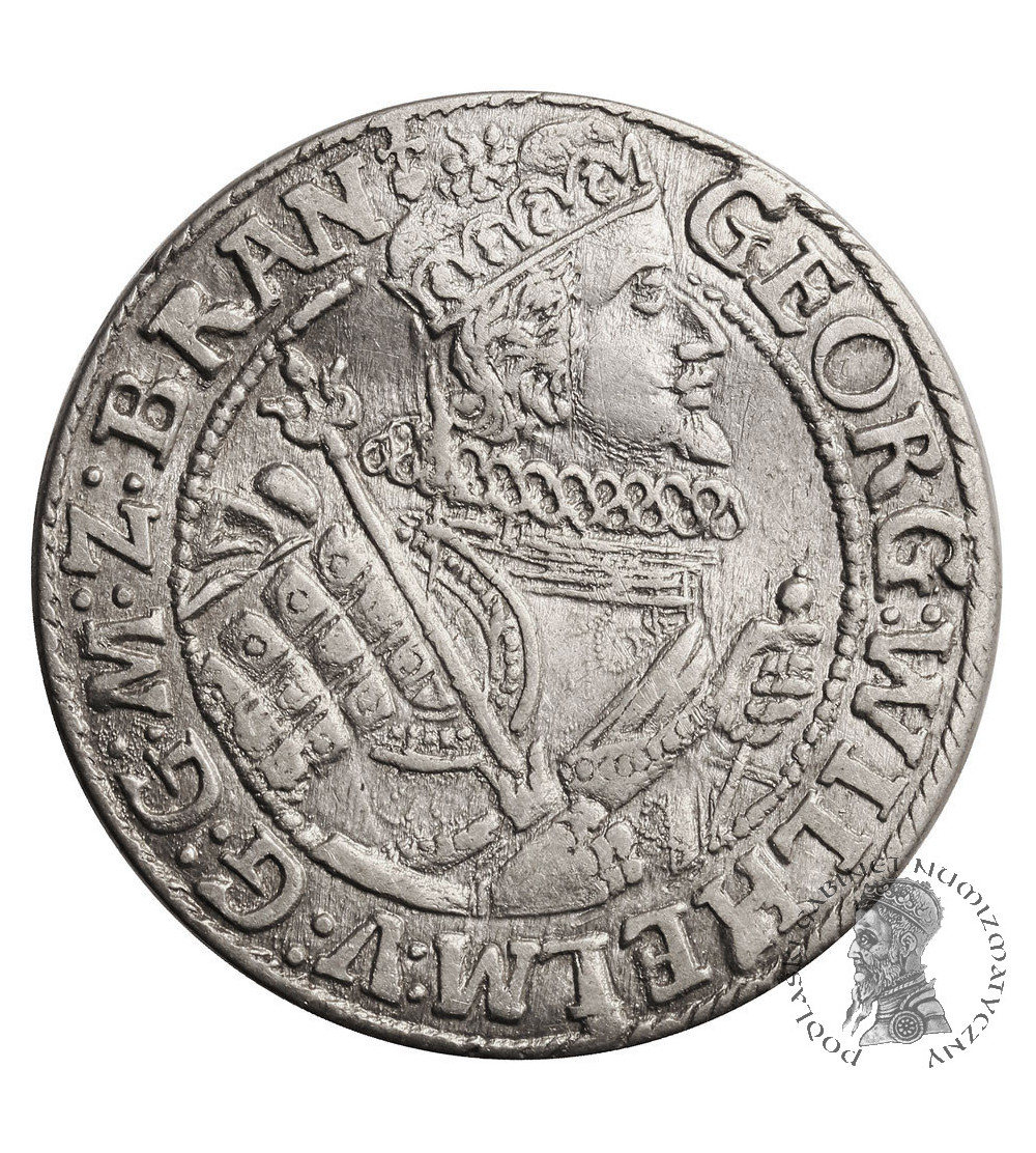 Brandenburg-Preussen, Georg Wilhelm 1619-1640. Ort (1/4 Taler) 1622, Königsberg mint Brandenburg-Preussen, Georg Wilhelm 1619-1640. Ort (1/4 Taler) 1622, Königsberg mint