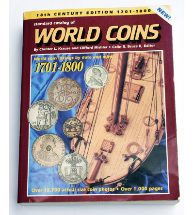 Standard Catalog of World Coins 1701-1800, Krause Publication, 1st edition