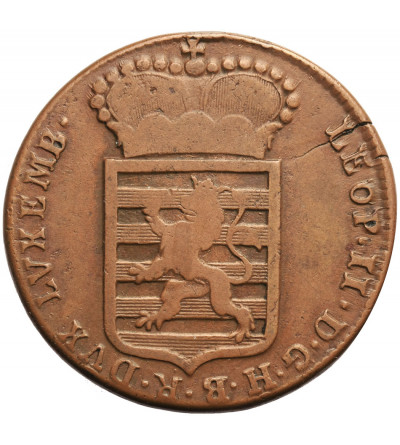 Luxembourg (Austrian Netherlands), Joseph II 1780-1794. 1 Sol 1790 H, Günzburg