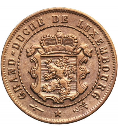 Luxembourg, William III 1849-1890. 2 1/2 Centimes 1870 (u) - dot above BARTH
