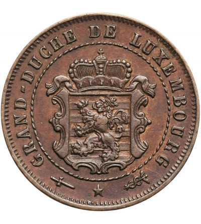 Luksemburg, William III 1849-1905. 2 1/2 Centimes 1870 (u)