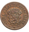 Luksemburg, William III 1849-1905. 5 Centimes 1870 (u)