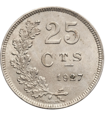 Luxembourg, Charlotte 1919-1964. 25 Centimes 1927