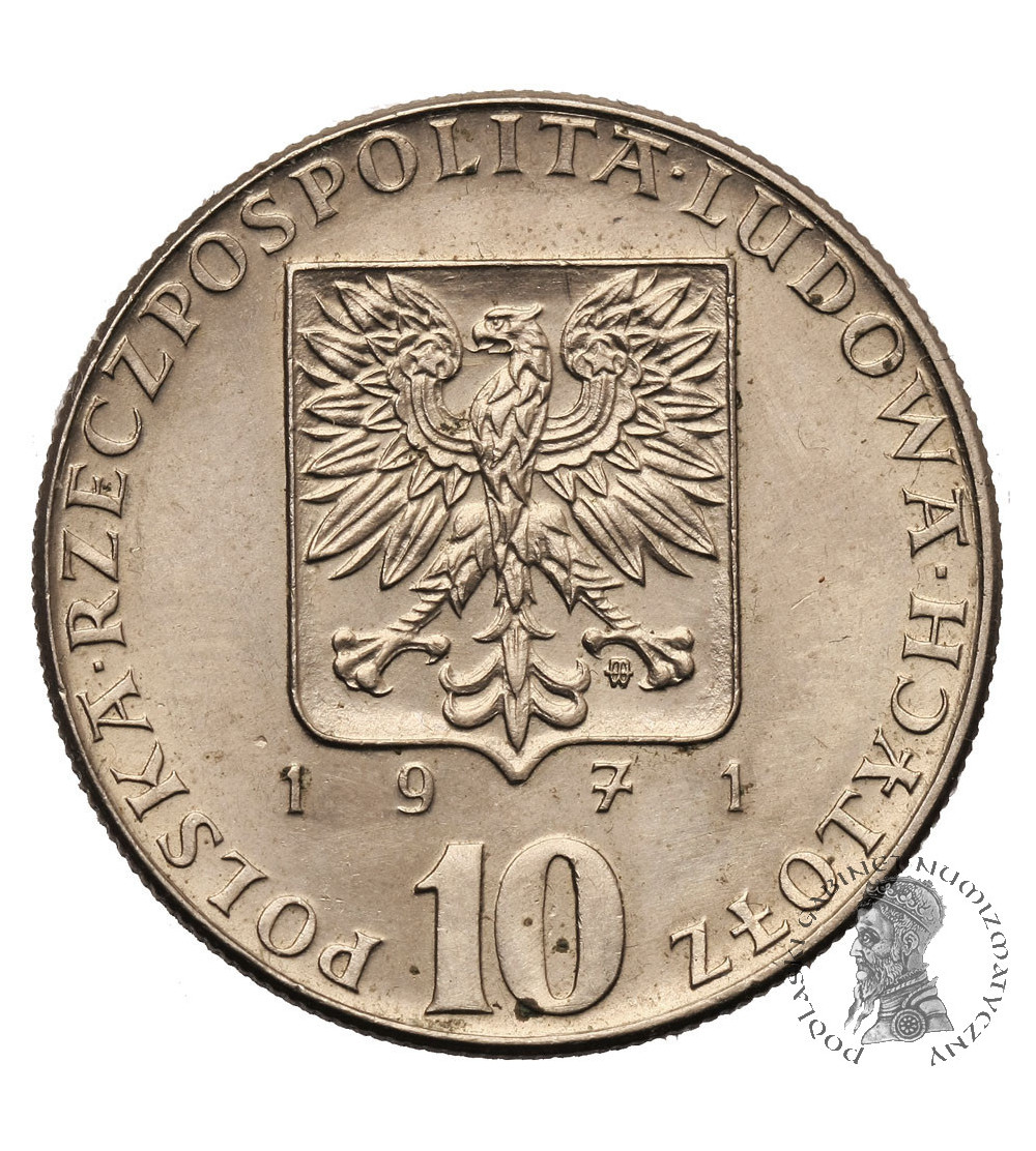 Polska. 10 złotych 1971, F.A.O. / FIAT PANIS