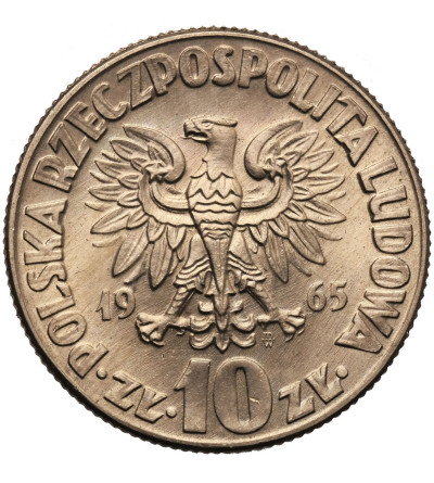 Polska. 10 złotych 1965, Mikołaj Kopernik