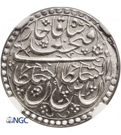 Iran / Persja (dynastia Kadżarów). Fath 'Ali Shah 1797-1834 AD. 1/4 Rial AH 1225 / 1810 AD, Tabriz - NGC MS 65