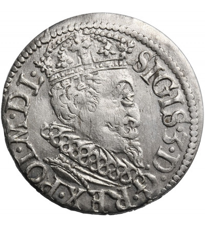 Poland. Zygmunt III Waza 1587-1632. Trojak (3 Grosze) 1619, Riga mint - small bust of the king