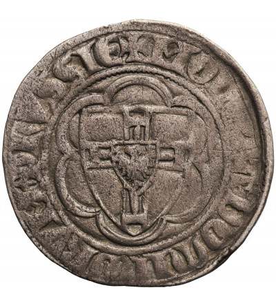 Teutonic Order / Deutscher Orden, Winrich von Kniprode 1351-1382. Polskojec (Halbschoter) no date, Torun (Thorn) mint