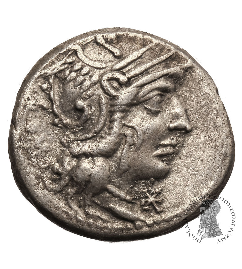 The Roman Republic. M. Calidius, Q. Metellus, and Cn. Fulvius. AR Denarius, 117-116 BC, Rome mint
