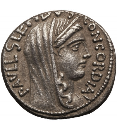 The Roman Republic. AR Denarius L. Aemilius Lepidus Paullus 62 BC