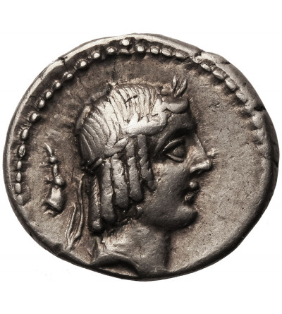 The Roman Republic. AR Denarius L. Calpurnius Piso Frugi 90 BC