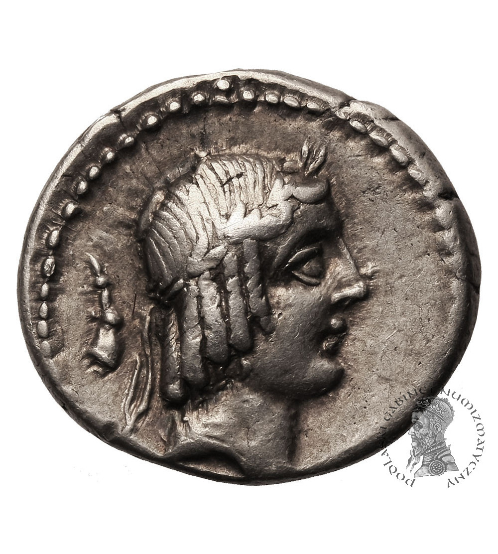 Rzym Republika. AR Denar L. Calpurnius Piso 90 r. p.n.e.