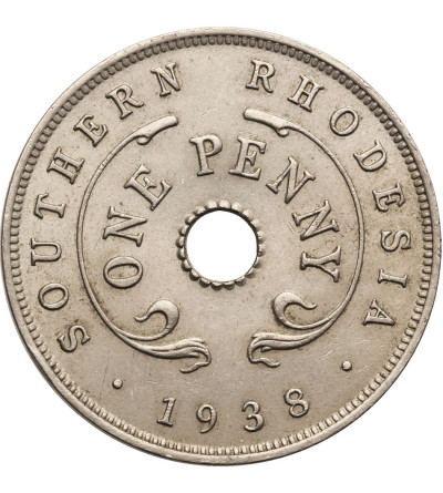 Rodezja Południowa. Penny (pens) 1938, Jerzy VI