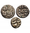 India - Assam, Gaurinatha Simha 1780-1796 AD. Set, 3 x 1/32 Rupee ND (1780-1796 AD)