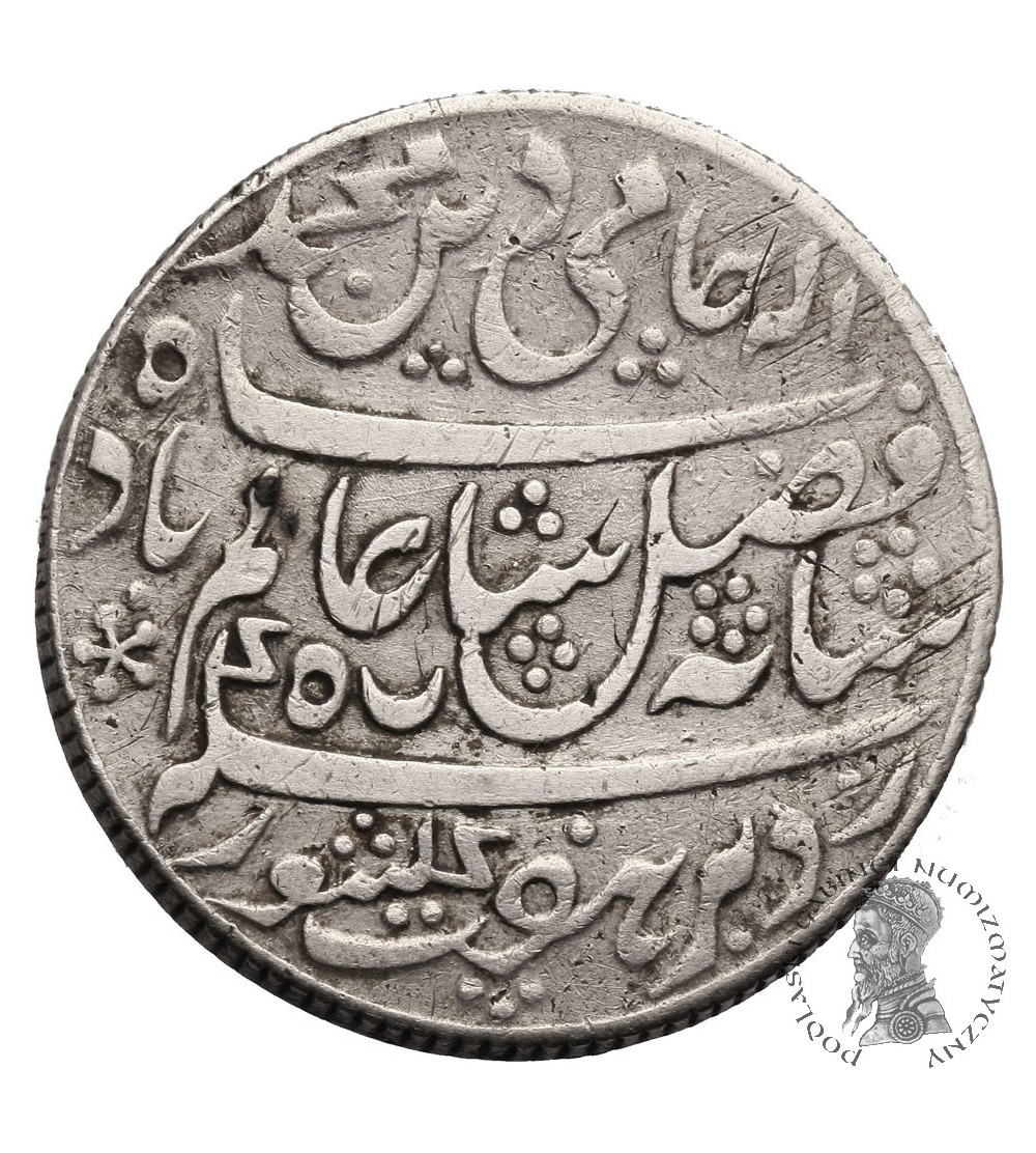 Indie Brytyjskie, prowincja Bengal. AR rupia AH 19 (1793-1818AD), Murshidabad (Kalkuta / Calcutta)