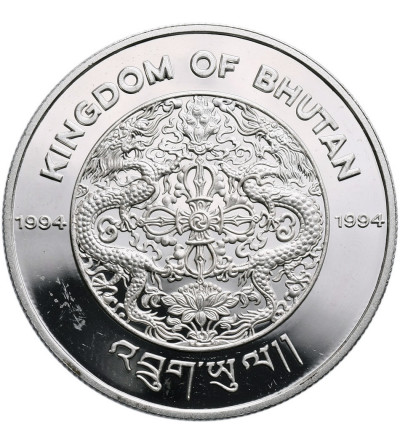 Bhutan. 300 Ngultrums 1994, zagrożona gatunki - Proof