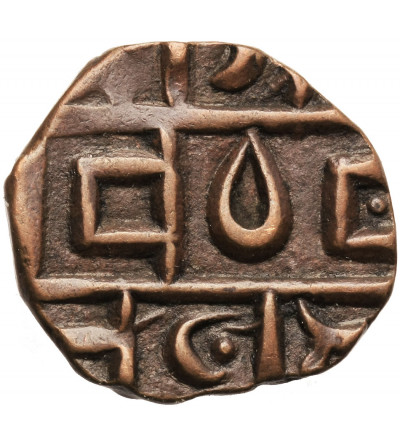 Bhutan. 1/2 rupii (Deb), bez daty (1835-1910 AD), 'Sa'