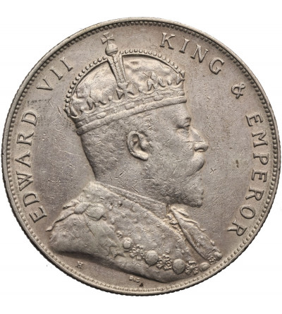Malaya, Straits Settlements. Dollar 1907 H, Edward VII