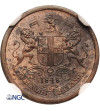 India British. 1/12 Anna 1848 (c), East India Company - NGC UNC Details