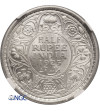 India British. 1/2 Rupee 1925 (c), Calcutta, George V - NGC MS 61