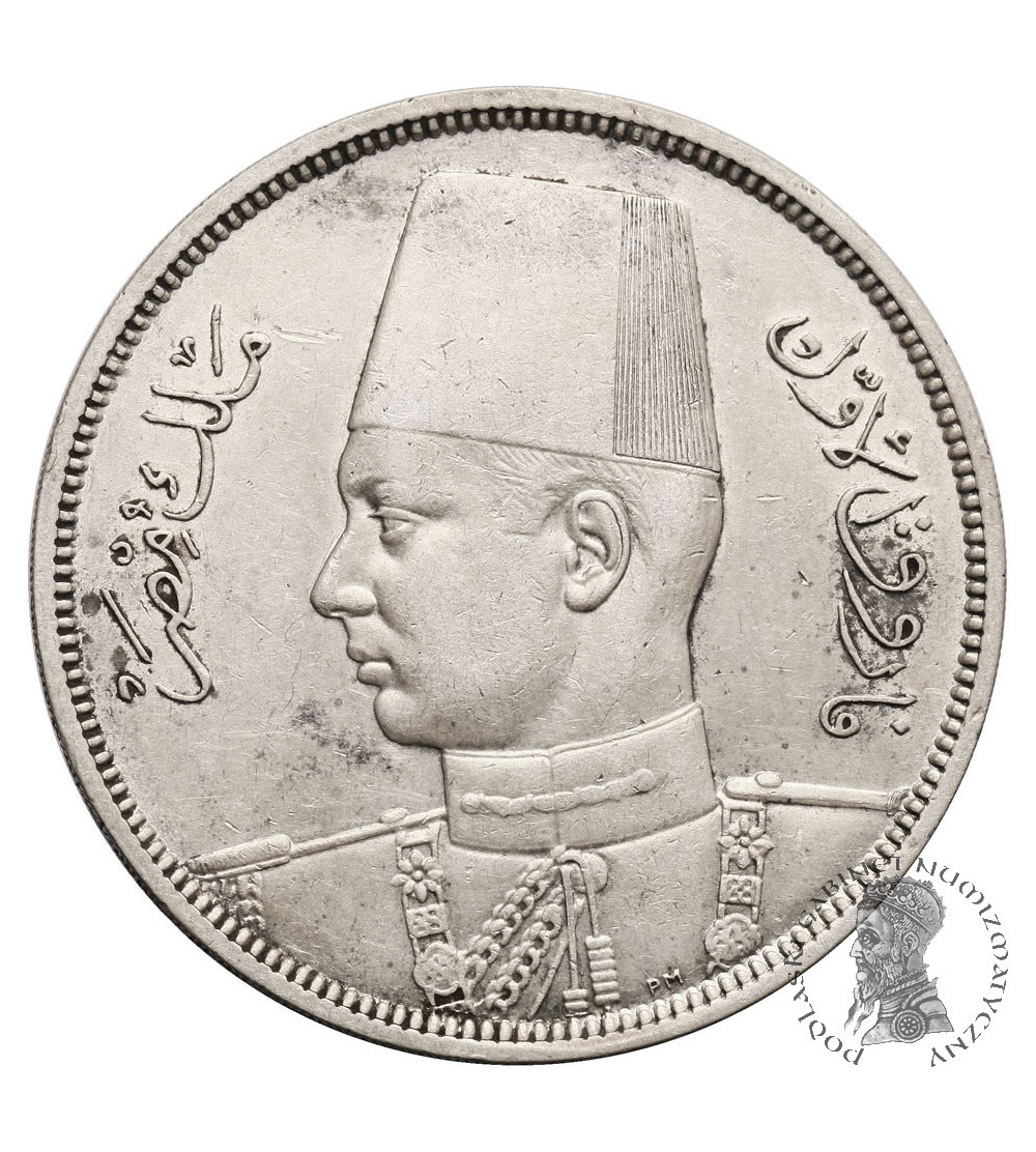Egipt, Farouk 1936-1952. 10 Piastres, AH 1358 / 1939 AD