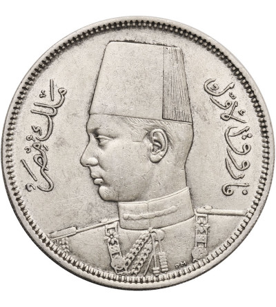 Egypt, Farouk 1936-1952. 5 Piastres, AH 1356 / 1937 AD