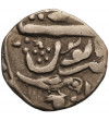 Indie - Jaisalmir. Ranjit Singh, AH 1263-1281 / 1846-1864 AD. 1/4 rupii AH 22 (1860 AD), ptak i parasol