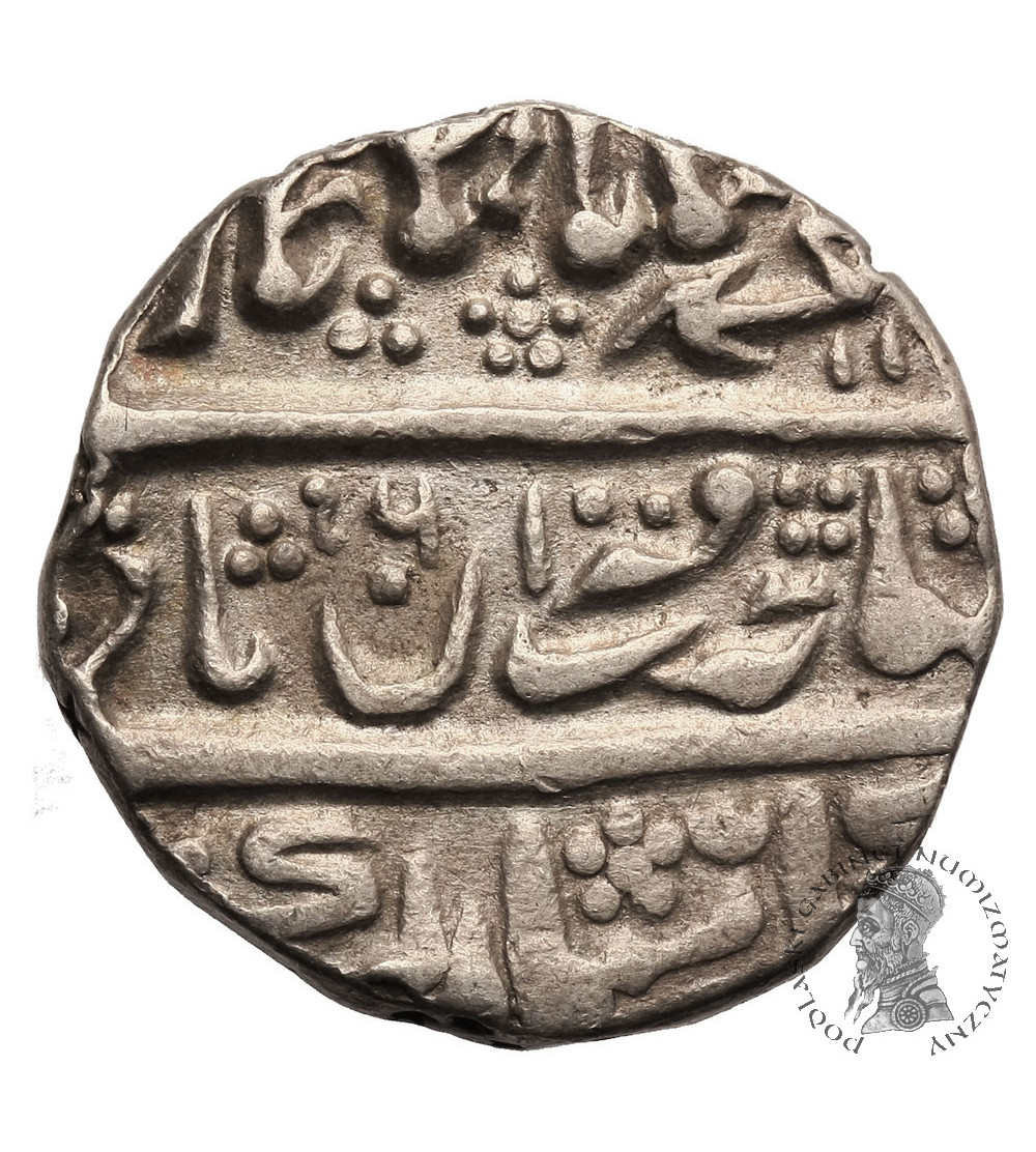 Indie - Jaisalmir. Ahkey Shahi Serie, AR Rupee, AH 1253 / 22 RY, (1756-1860 AD), In the name of Muhammad Shah