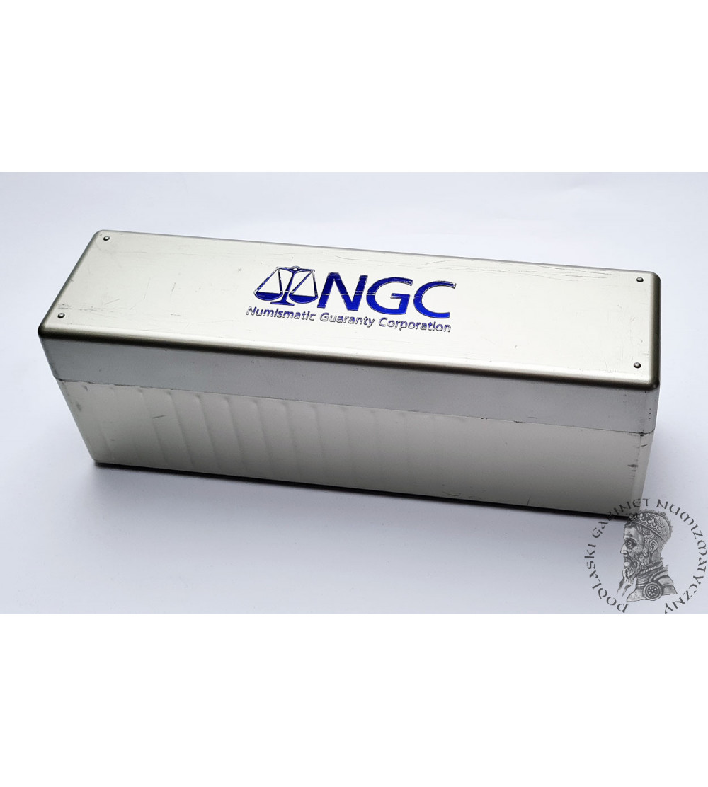 Company original box for 20 NGC slabs