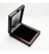 Luksusowe drewniane pudełko na monetę w slabie NGC