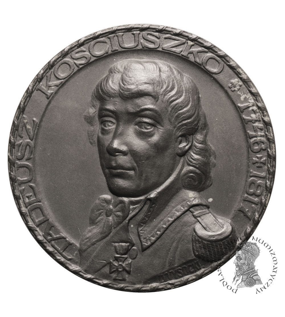 Poland. Medal 1917, Tadeusz Kościuszko Hundredth Anniversary of Death - mintage 1000 pcs. Poland. Medal 1917, Tadeusz Kościuszko Hundredth Anniversary of Death - mintage 1000 pcs.