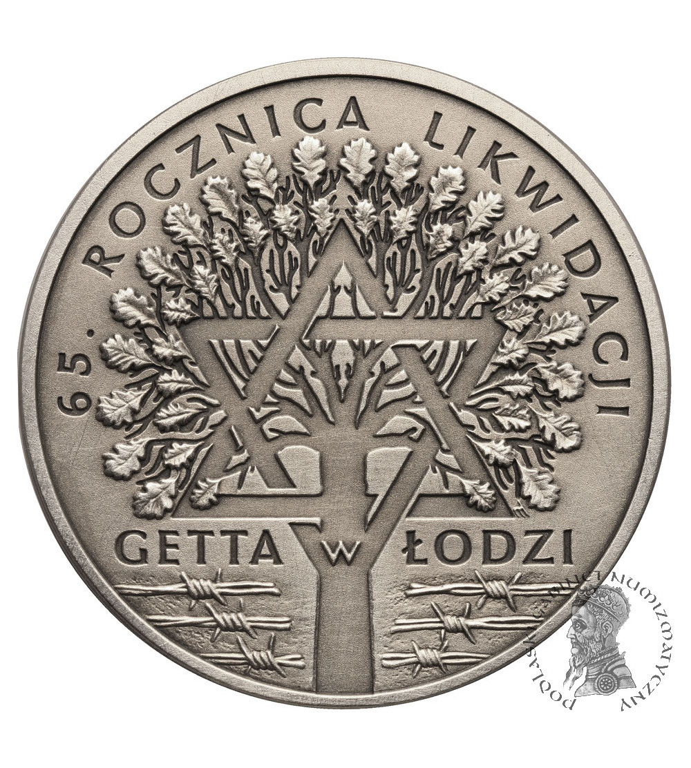 Polska. 20 złotych 2009, 65. Rocznica Likwidacji Getta w Łodzi