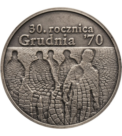 Poland. 10 Zlotych 2000, 30th Anniversary of December '70
