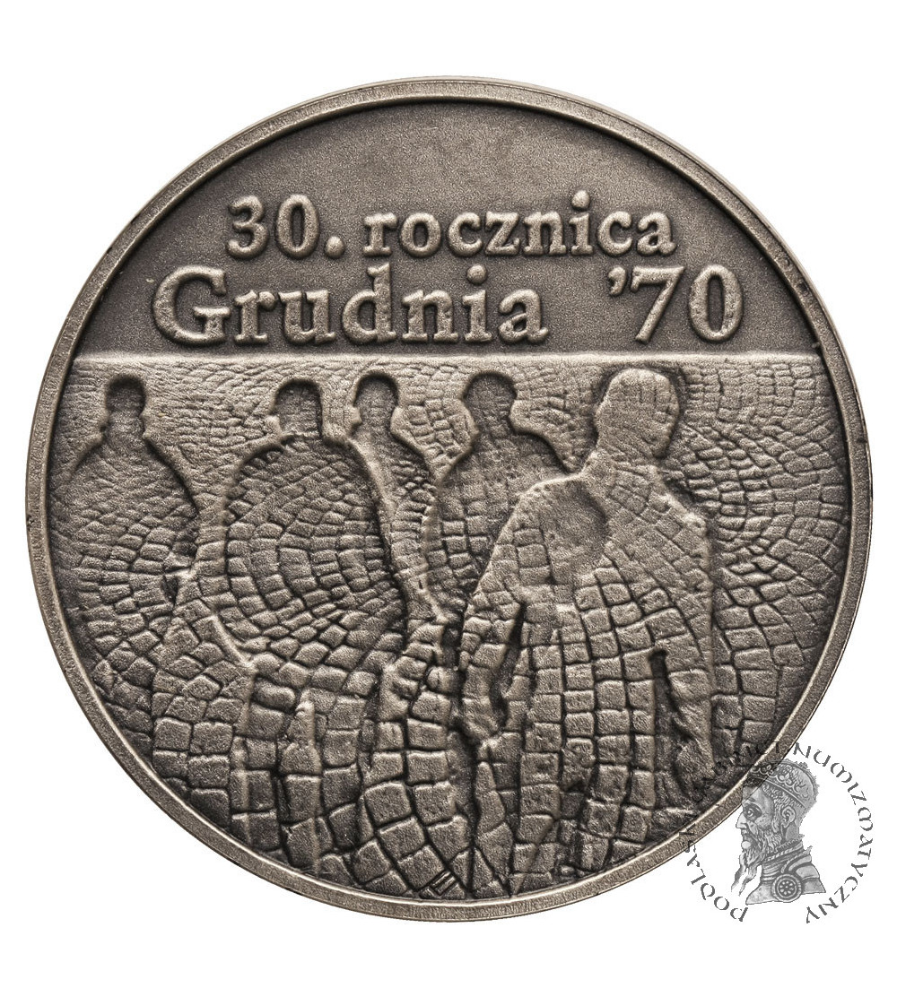 Polska. 10 złotych 2000, 30. Rocznica Grudnia'70