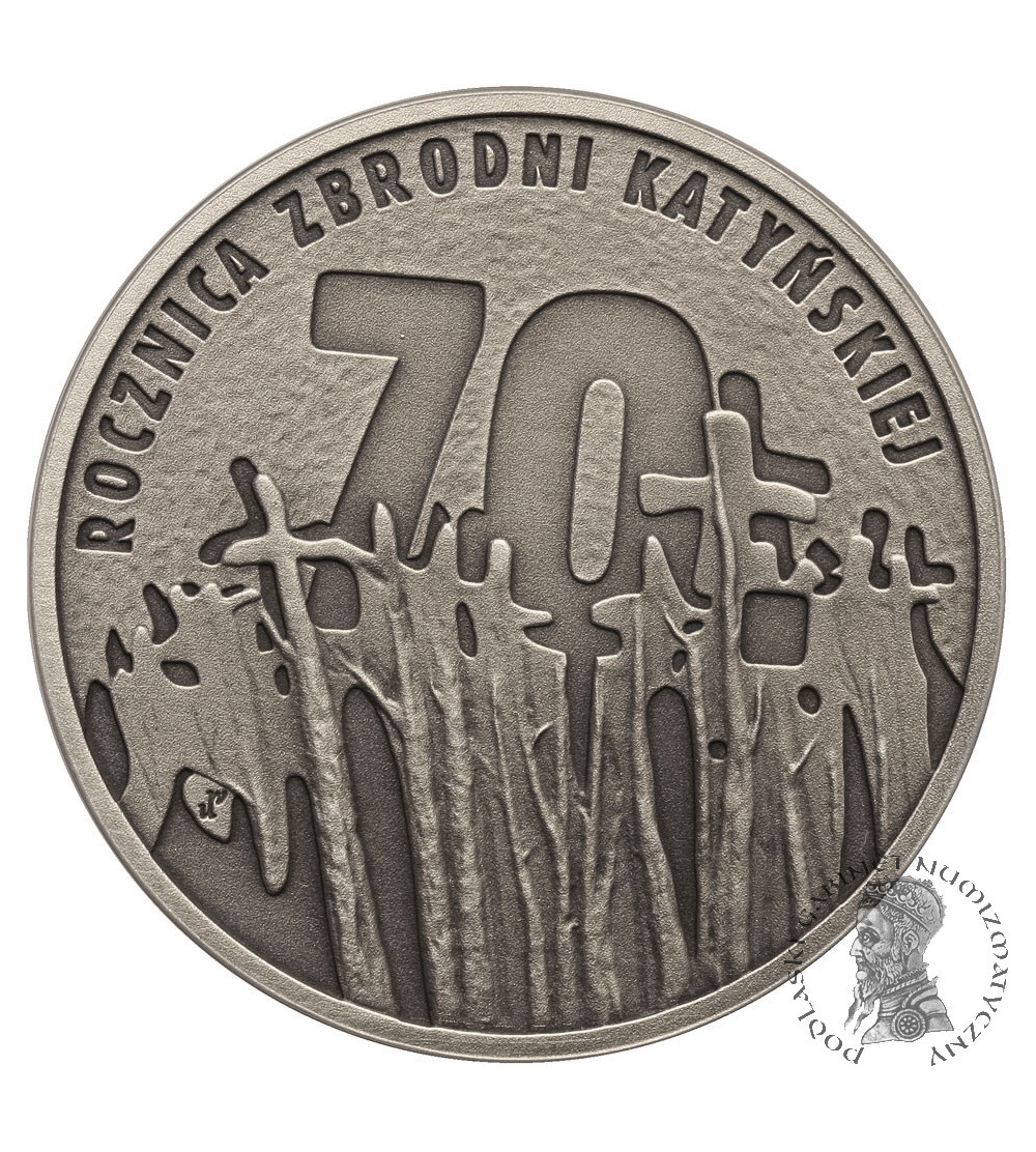Poland. 10 Zlotych 2010, 70th Anniversary of the Katyn Massacre
