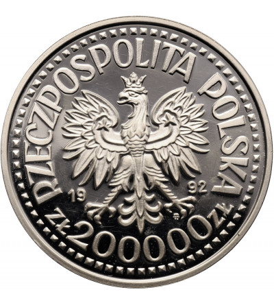 Poland. 200000 Zlotych 1992, Władysław III Warneńczyk (bust) - Proof