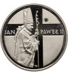 Poland. 10000 Zlotych 1989, John Paul II with a pastoral (thick cross) - Proof