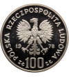 Polska. 100 złotych 1978, Ochrona Środowiska - Łoś