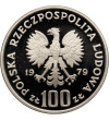 Polska. 100 złotych 1979, Ochrona Środowiska - Kozica