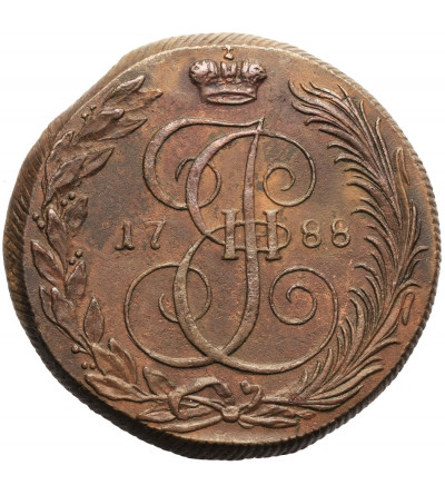 Rosja, Katarzyna II 1762-1796. 5 kopiejek 1788 KM, Suzun