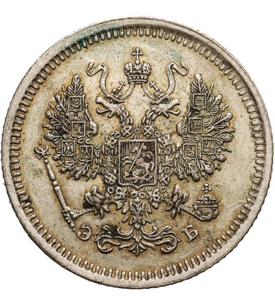 Rosja, Mikołaj II 1894-1917. 10 kopiejek 1907 СПБ-ЭБ , St. Petersburg