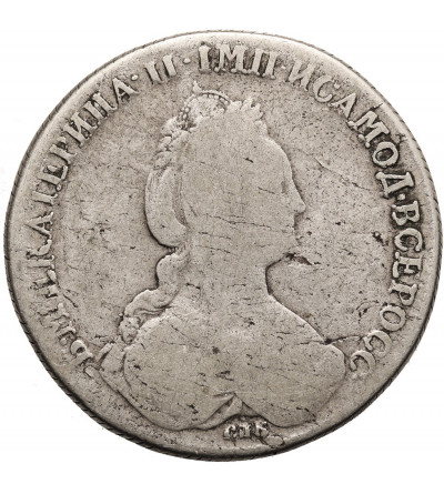 Rosja, Katarzyna II 1762-1796. Rubel 1778 СПБ-ФЛ, St. Petersburg